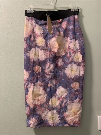 Jupe Longue À Fleurs Zara TS Neuf