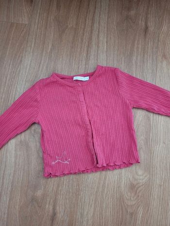 Gilet fille Obaïbi 18 mois
