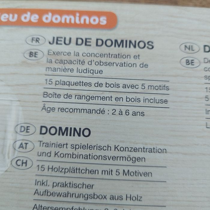 Domino en bois "Animaux de la savane" Playtive - photo numéro 5