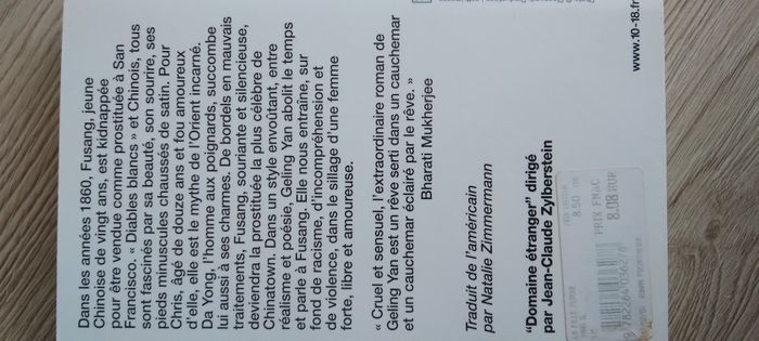 Livre "La fille perdue du bonheur" de Geling Yang - photo numéro 2