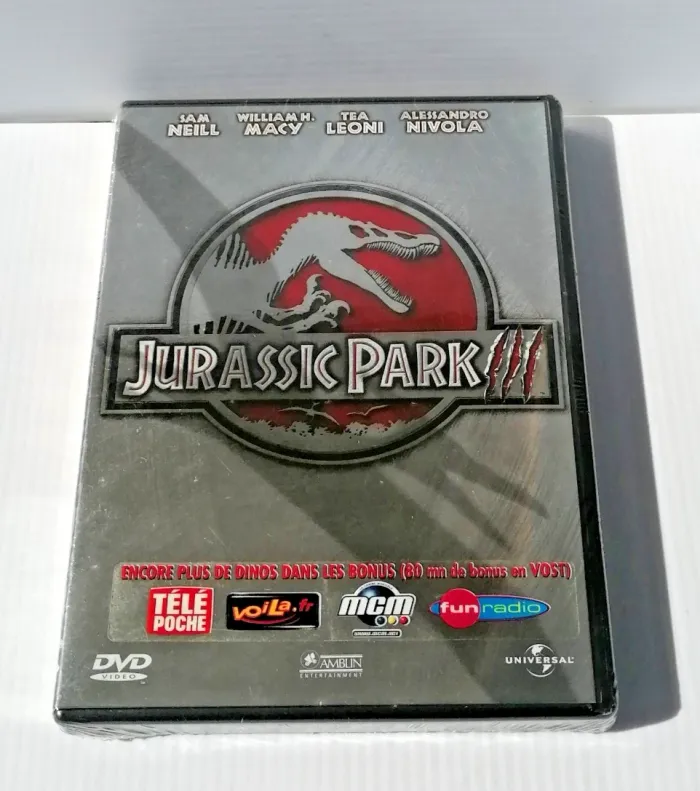 Dvd Jurassic Park 3 (Sam Neil, Tea Leoni) Neuf scellé.