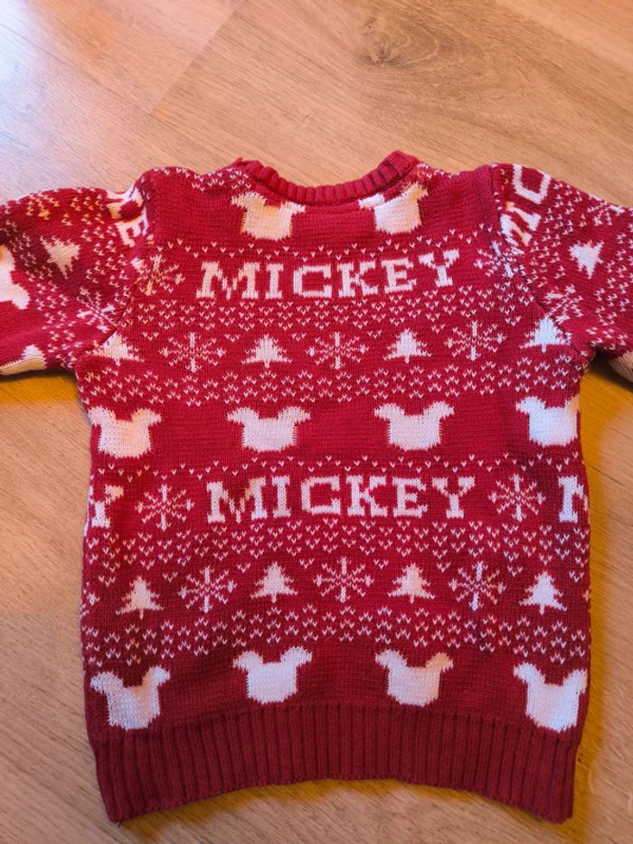 Pull de Noël Mickey c&a 86cm - photo numéro 2