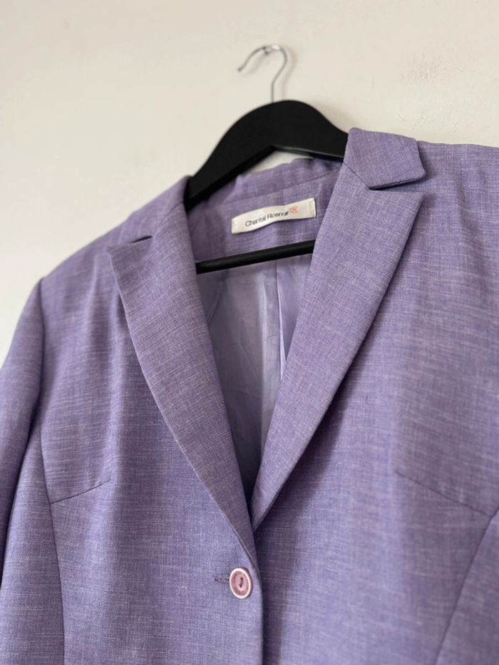 Blazer veste lilas Chantal Rosner Taille S/M - photo numéro 4