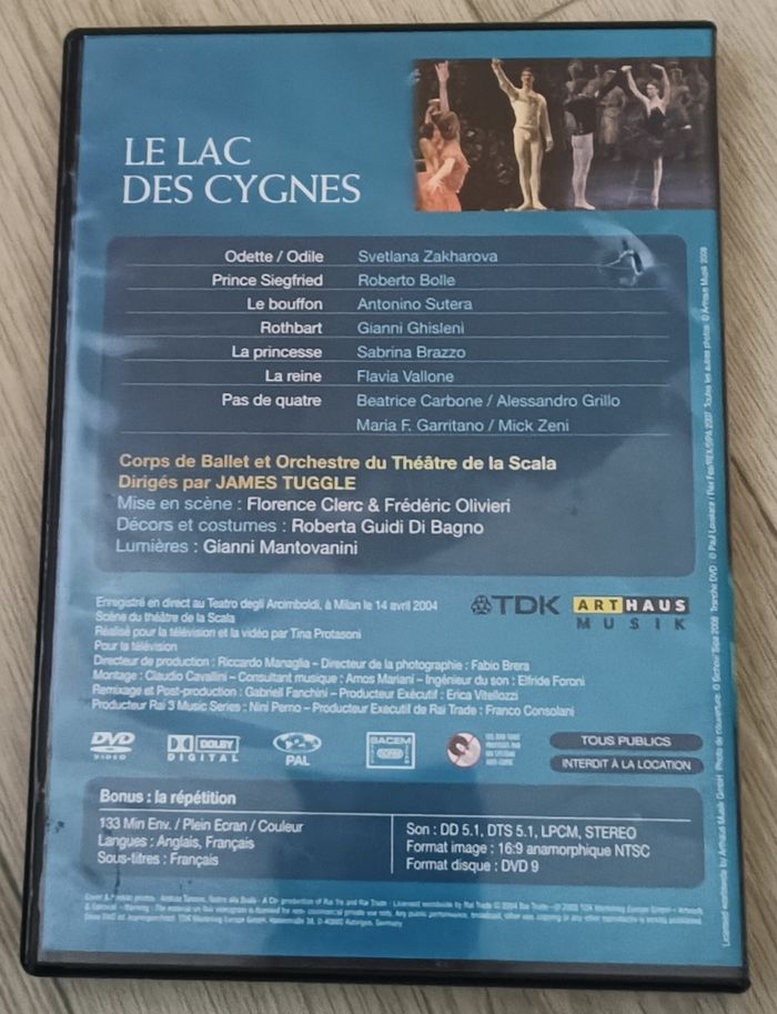 DVD "Le lac des Cygnes" - photo numéro 2