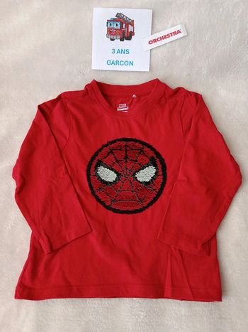 T-shirt spiderman 3 ans orchestra