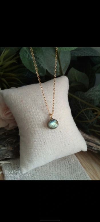 Collier labradorite pierre naturelle