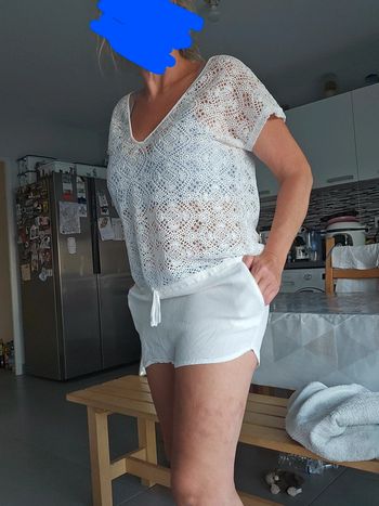 Combishort brodé Etam taille 40