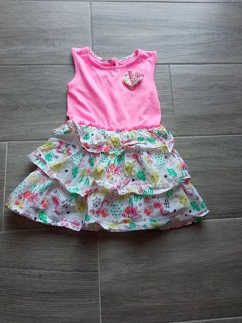 Robe à volants 18-24 mois