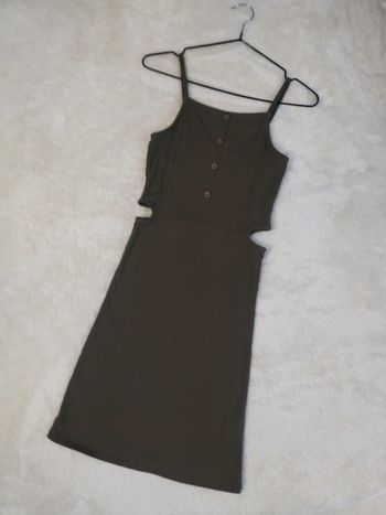 Robe moulante kaki 34