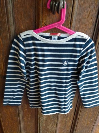Marinière Petit bateau 6 ans