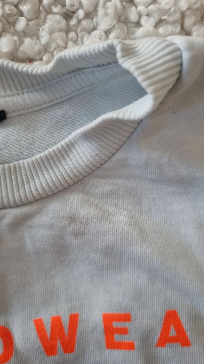 Pull sweat diesel 3 ans blanc sympa - photo numéro 4