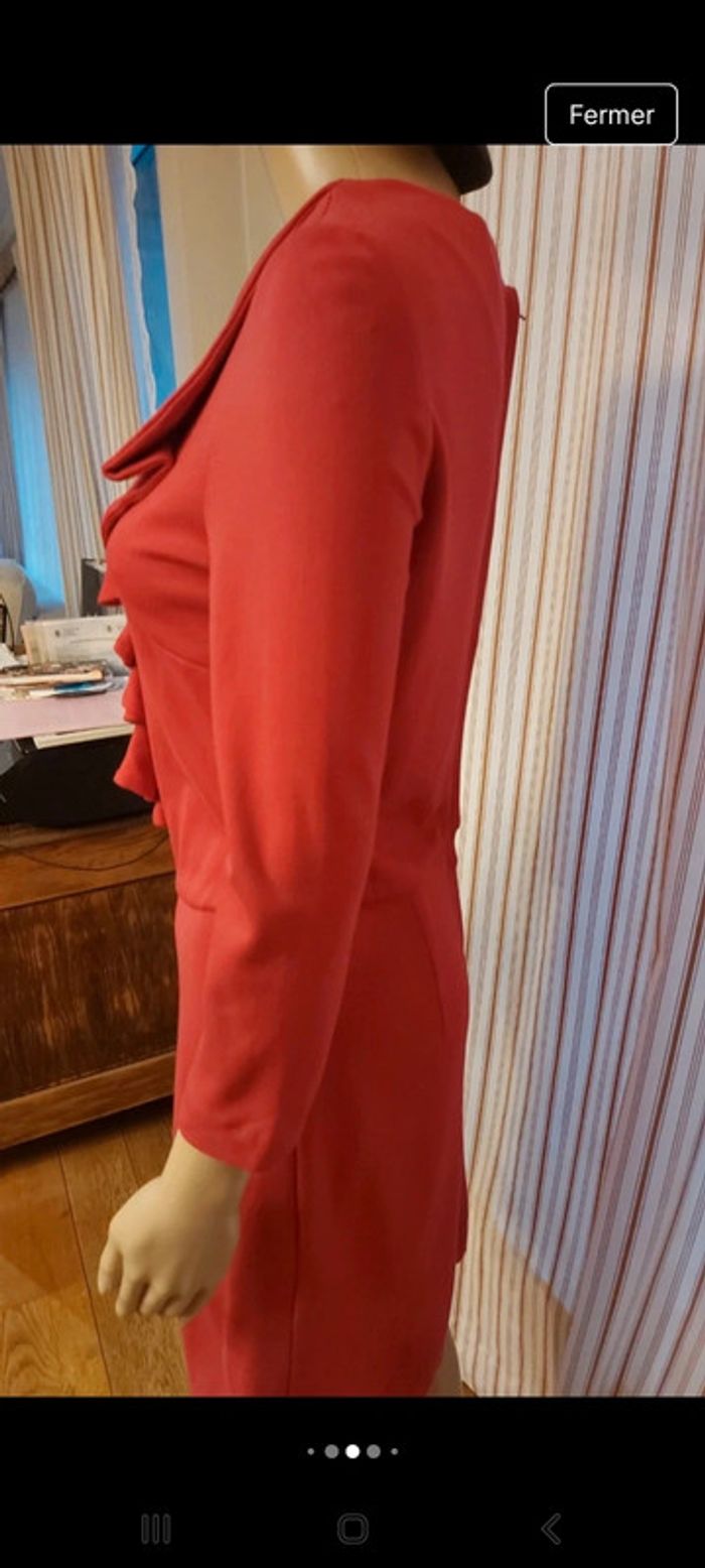 Belle Robe Mer du Nord t 38 rouge framboise - photo numéro 11