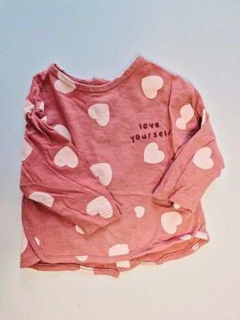 T-shirt blouse manches longues Kiabi taille 1 mois 54 cm