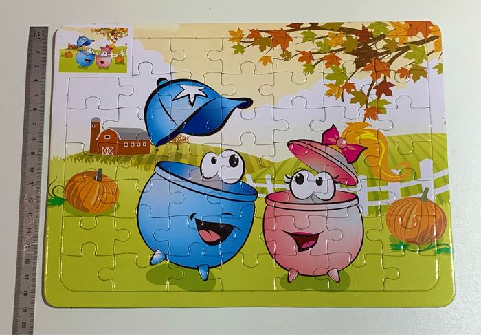 Lot 2 puzzles, lama et coloriage, complets - photo numéro 7