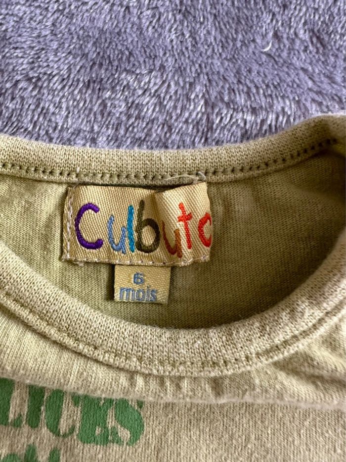 T-shirt manches longues - 6 mois - Culbuto - photo numéro 3