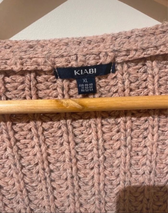 Pull en laine rose claire - photo numéro 3