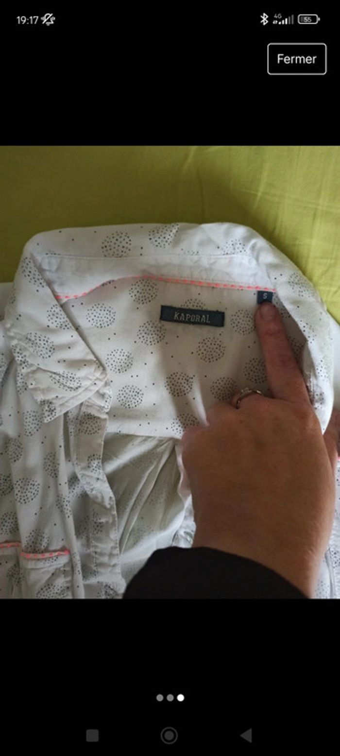 Blouse manche courte Kaporal S - photo numéro 3