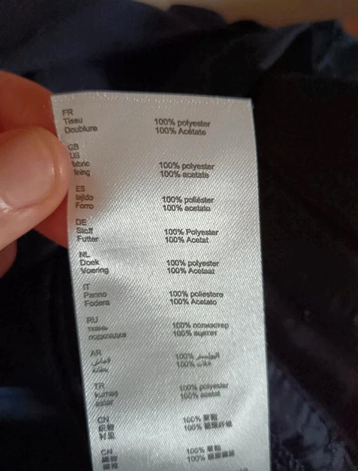Pantalon carotte bleu marine Claudie Pierlot - photo numéro 8