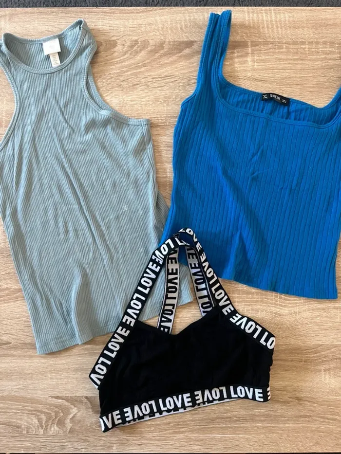 Lot de 3 tops