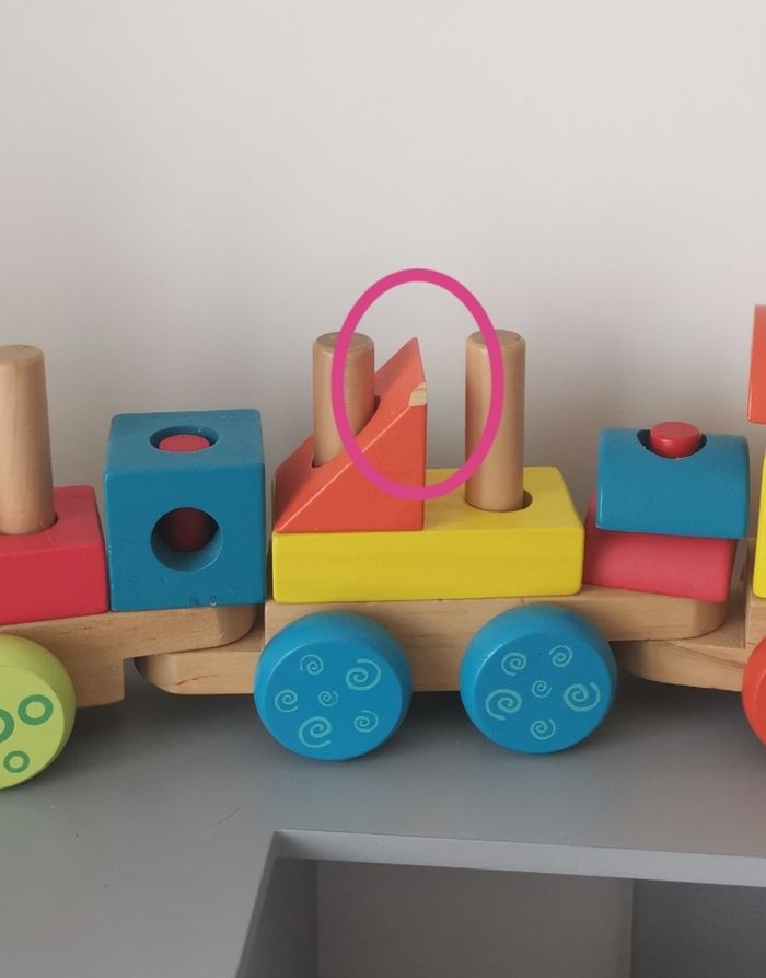 Train en bois - photo numéro 2