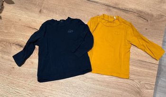 Lot 2 t-shirt manches longues
