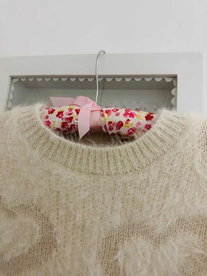 Pull doudou fourrure étoiles - photo numéro 4