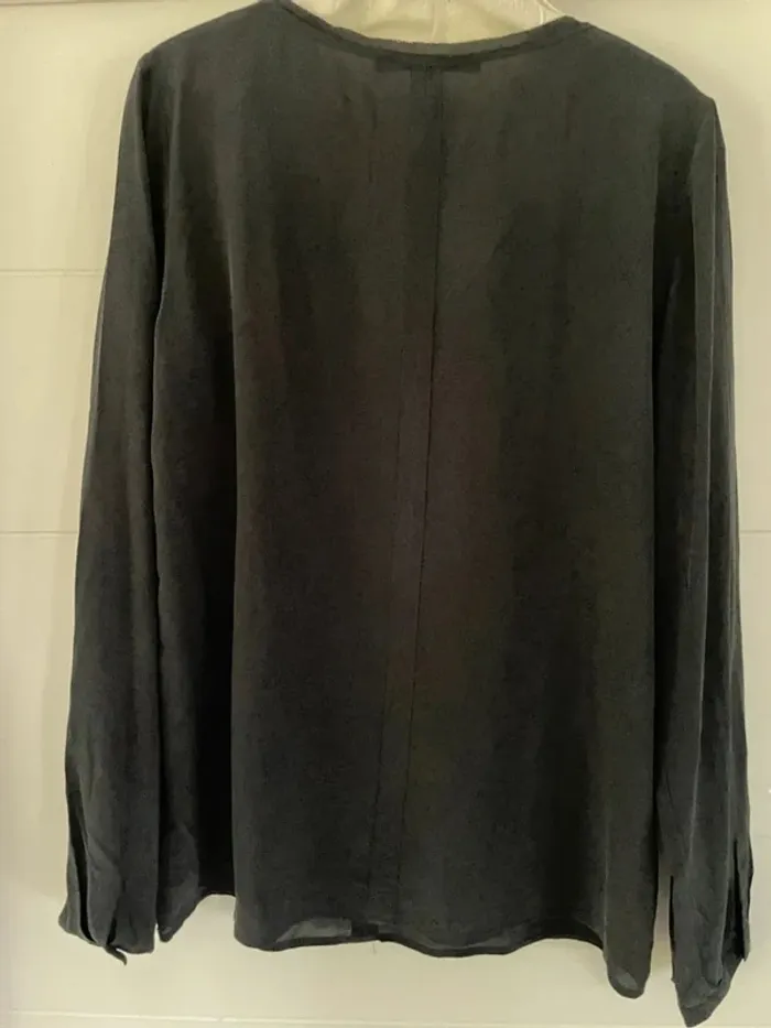 Blouse soie noire Comptoir des cotonniers 38 - photo numéro 3