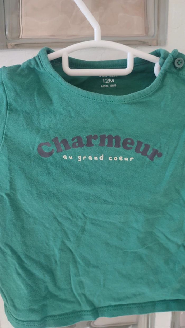 Tee-shirt Kiabi 12 mois - photo numéro 2