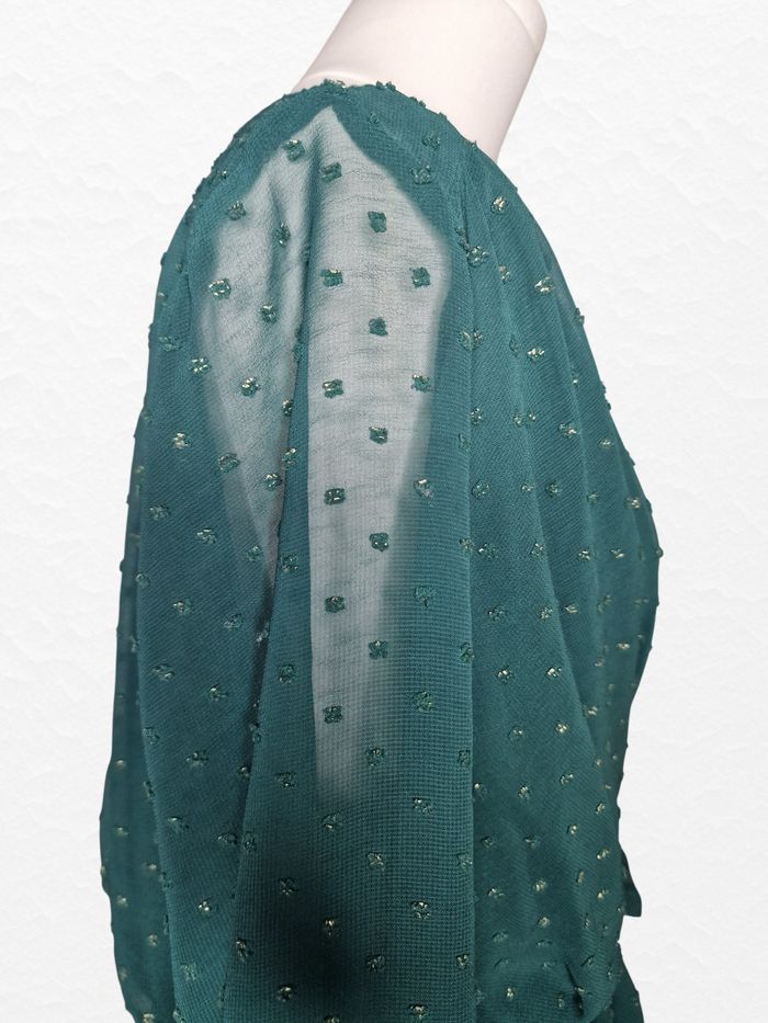 Robe casual Papillonne – M/L – Vert foncé – État : Très bon - photo numéro 7