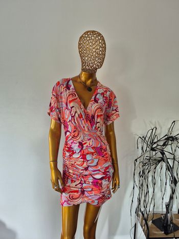 Robe Femme Rouge Taille Unique 