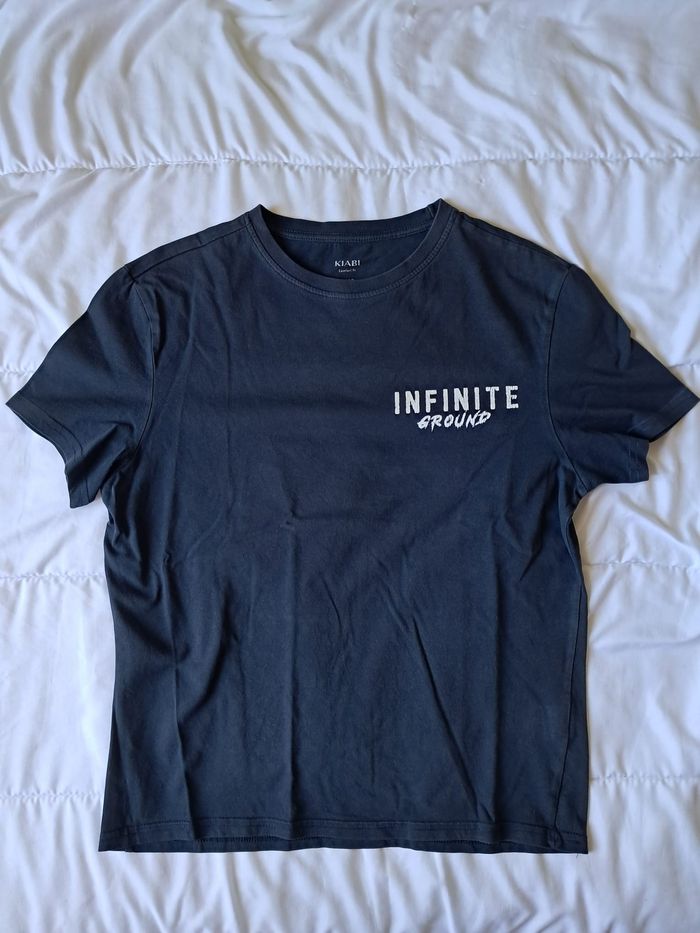 T shirt bleu marine INFINITE GROUND 12 ans - photo numéro 3