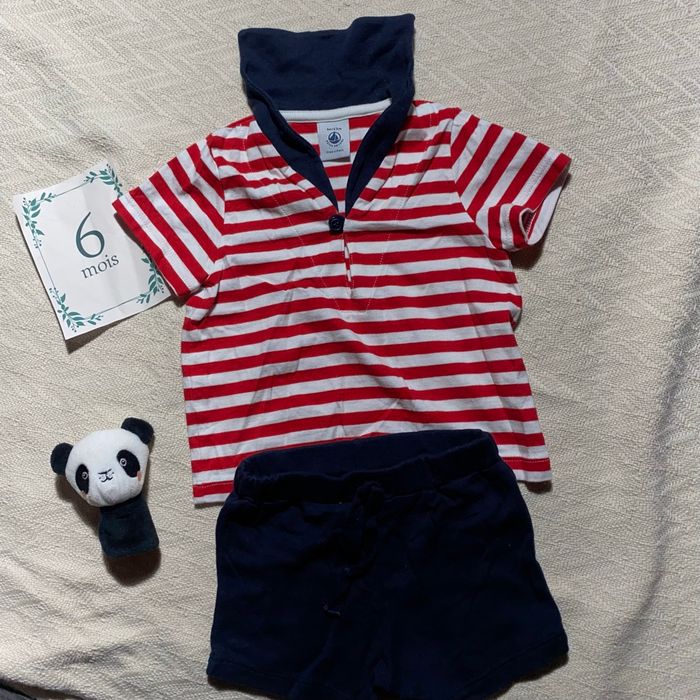 Tenue petit bateau 6 mois 67 cm
