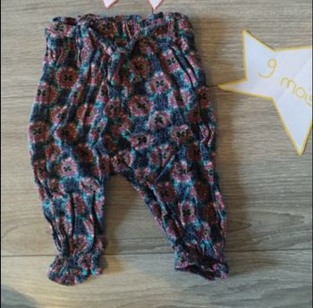 Pantalon fleuri 9 mois