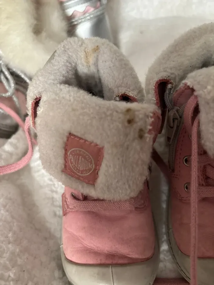 Paire de palladium bébé 22 - photo numéro 3