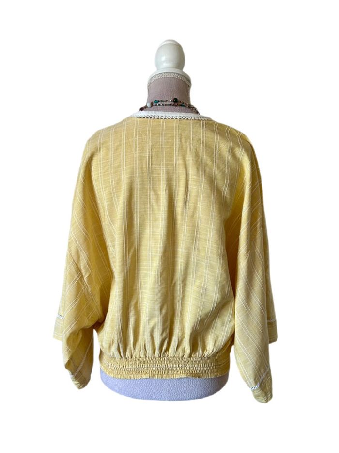 💛🌿Blouse bohème chic jaune pastel Lovestitch Made in India Pastel Boho Blouse🌿💛 - photo numéro 6