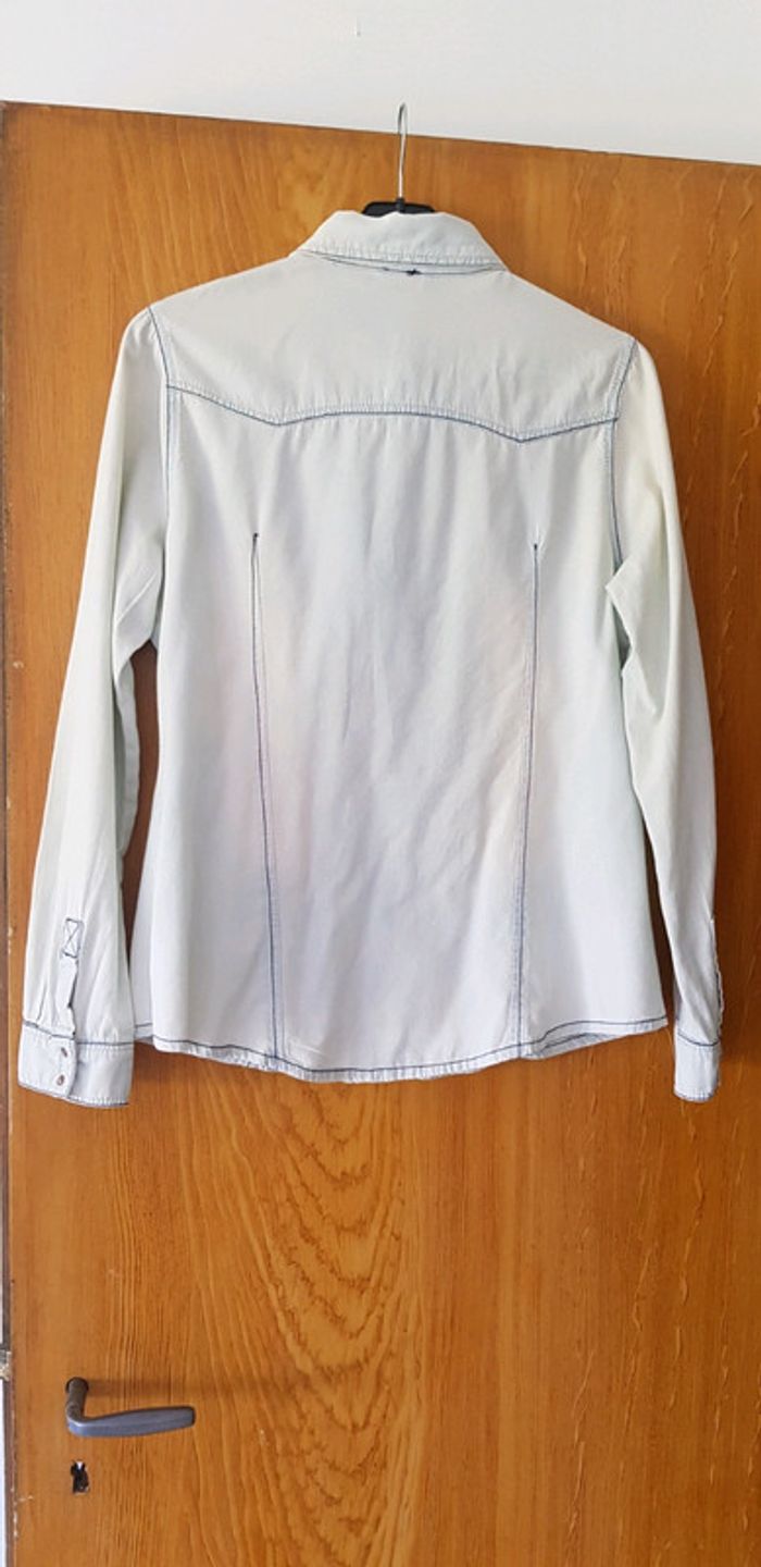 chemise imitation jeans - photo numéro 2
