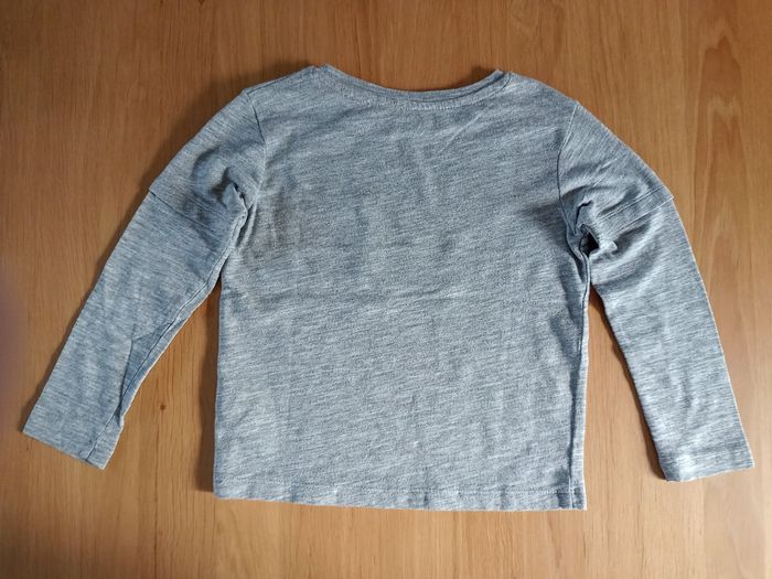 Tee-shirt manches longues gris garçon 4 ans Okaïdi - photo numéro 2