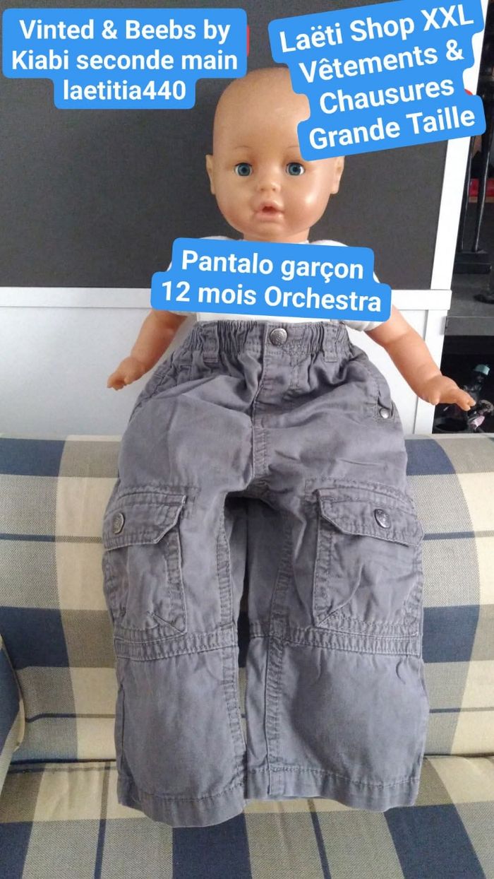 Pantalon garçon 12 mois Orchestra