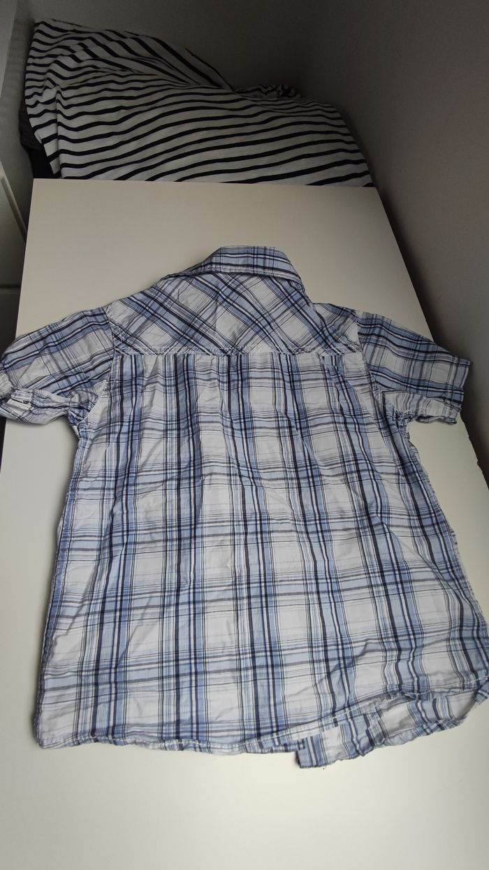 Lot chemise à carreaux bleu - photo numéro 2