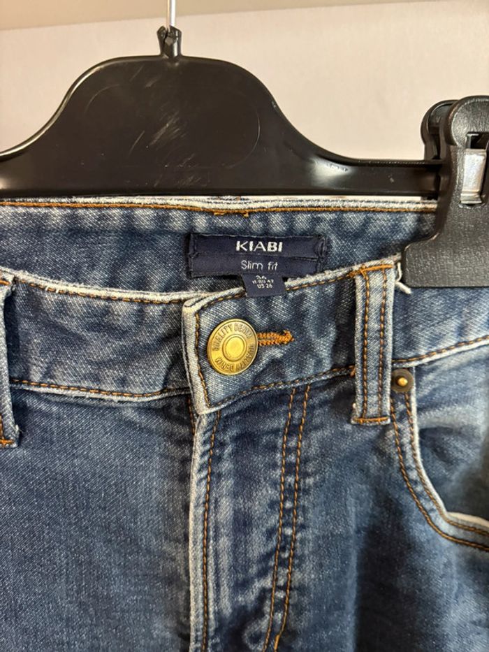 Jeans femme effet arracher - photo numéro 4
