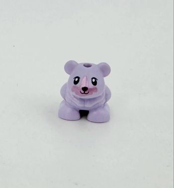 Lego Animaux Friends : Souris / Hamster, couleur lavande, nez pailleté