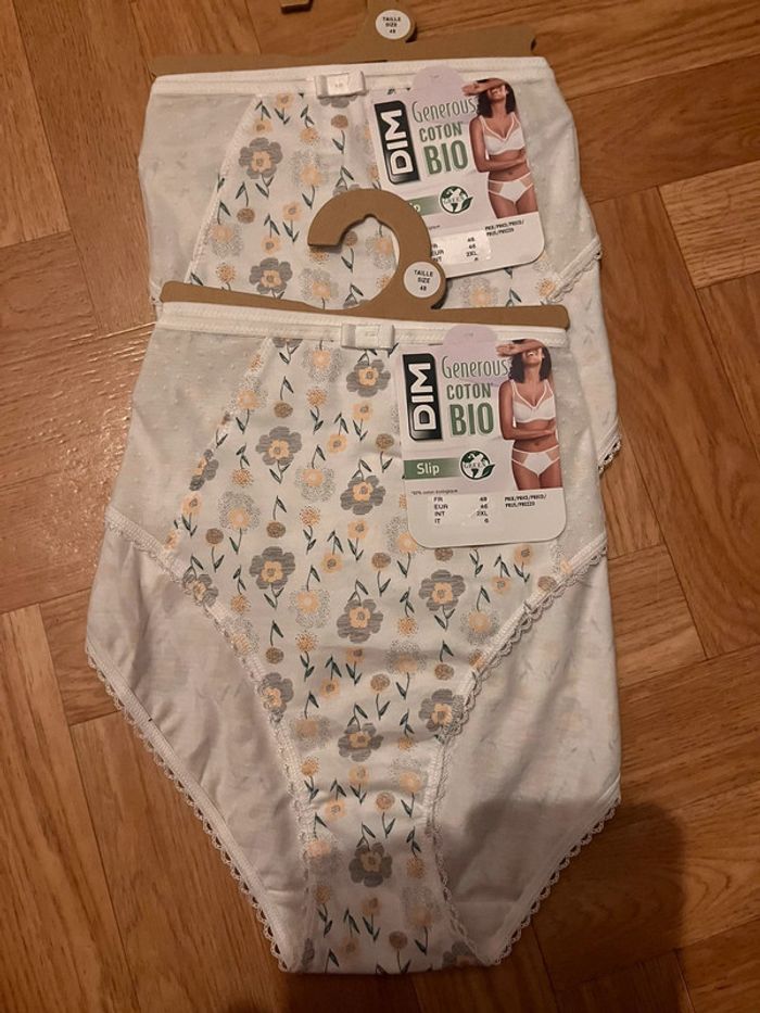 Lot de 2 culottes femme 48 dim