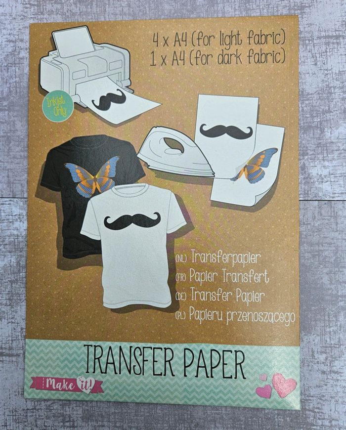 Lot de 5 feuilles