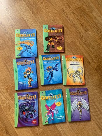 Lot de 8 livres Gormiti
