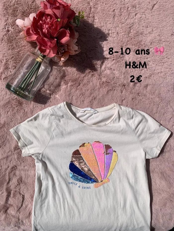 T-shirt 🎀 8-10 ans 🎀 H&M