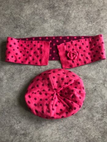 Bonnet et écharpe 3/6mois