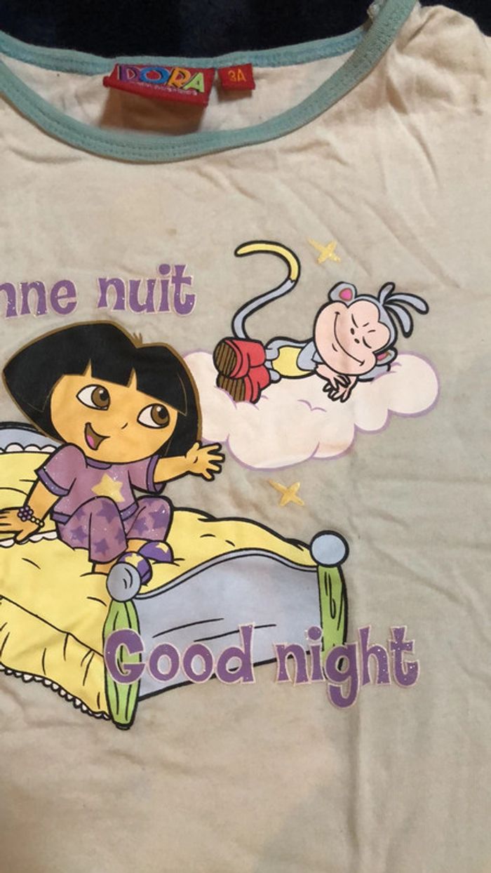 T-shirt Dora l’exploratrice 3 ans - photo numéro 4