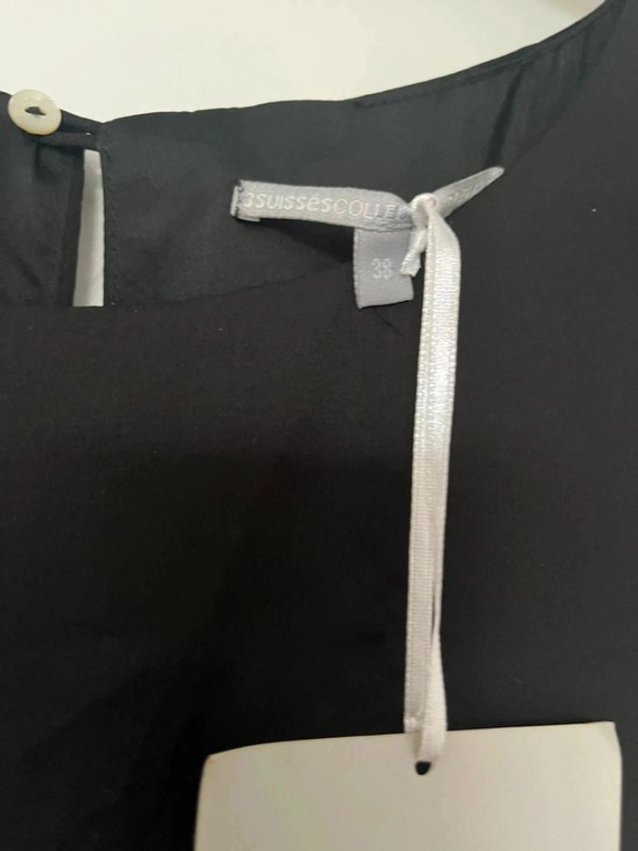 Robe noir très fluide taille 38 - photo numéro 3