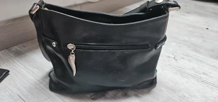 Sac a main lancaster noir en lot avec portefeuille et monnaie - photo numéro 6