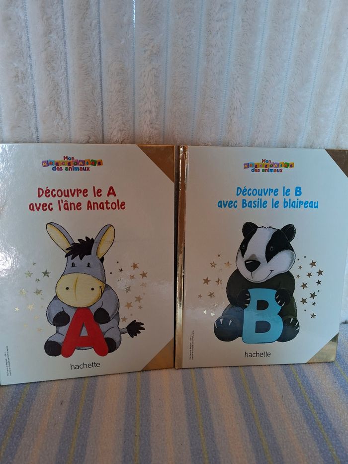 Livres éducatif A et B pour enfants